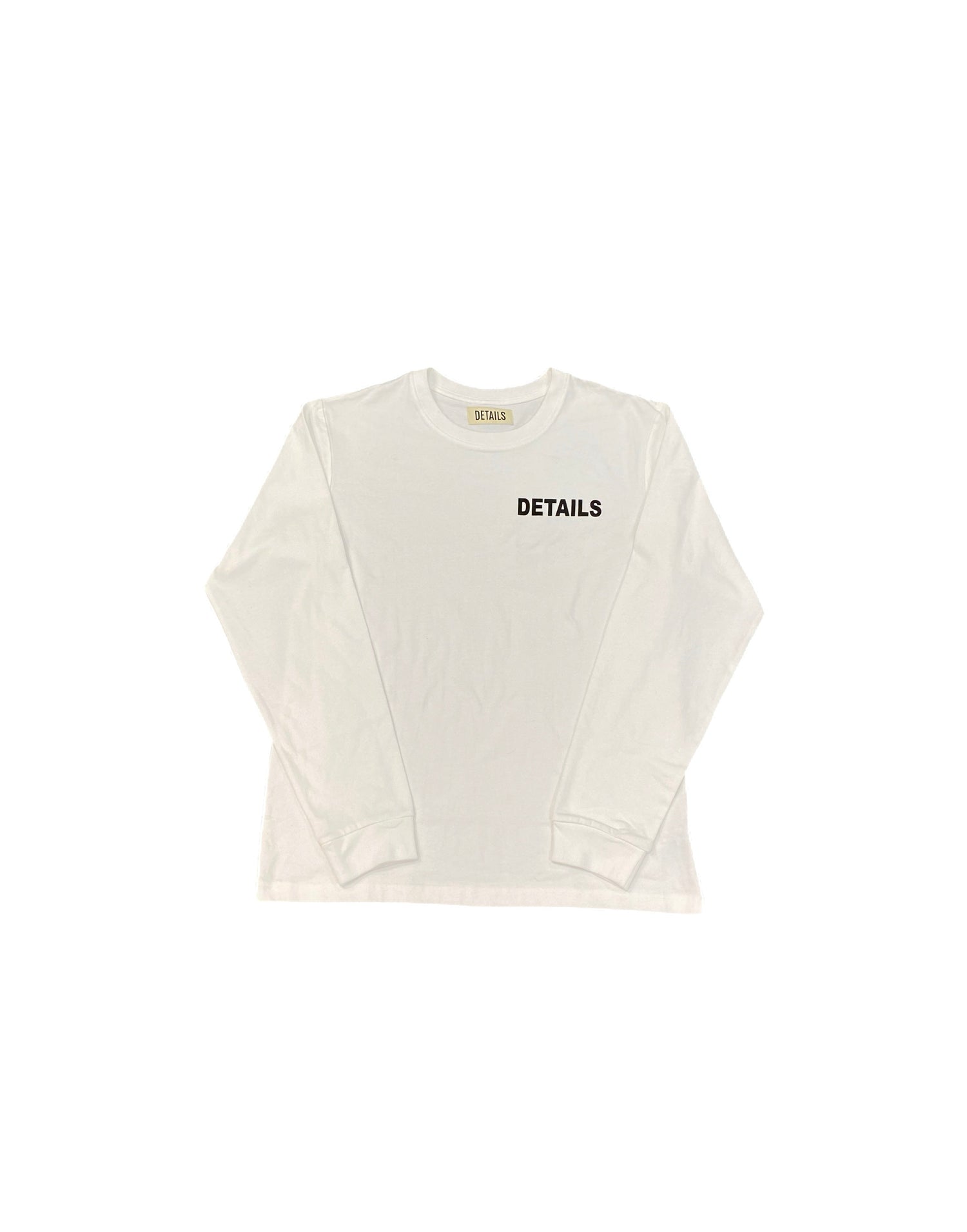 DETAILS LONG SLEEVE LOGO T-SHIRT