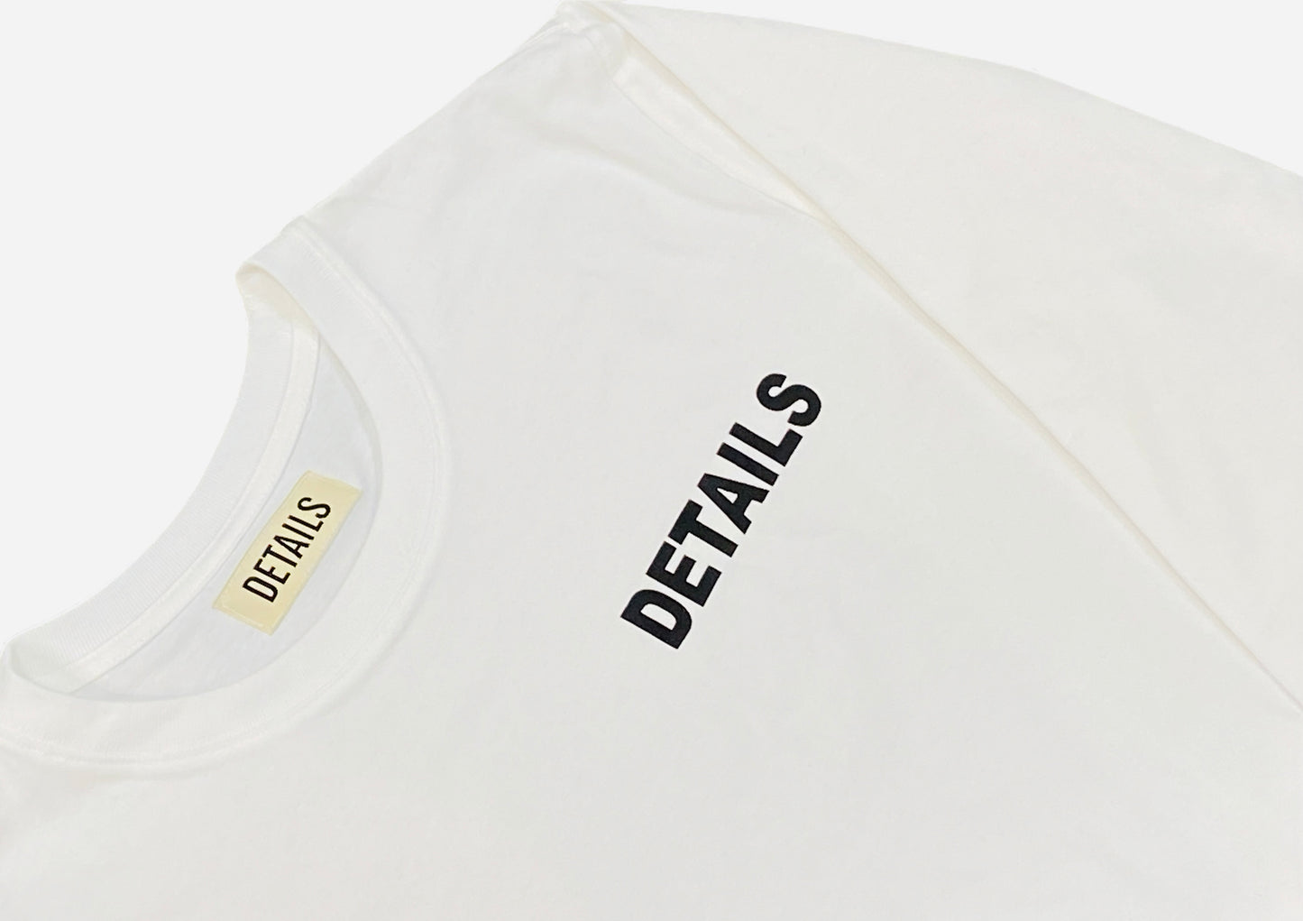 DETAILS LONG SLEEVE LOGO T SHIRT
