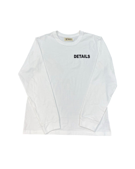 DETAILS LONG SLEEVE LOGO T SHIRT